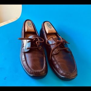 Bass-unique driver moc, boat shoe combo.